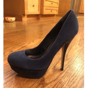 Wild Pair Blue Velvet Stiletto